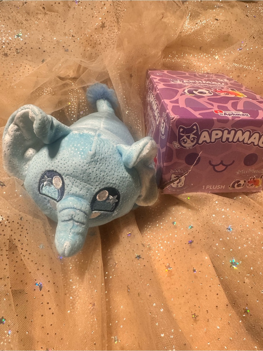 Aphmau Plush Blue Elephant